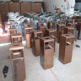 钛金果皮箱表面处理工艺方法