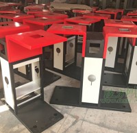 喷塑户外果皮箱生产图