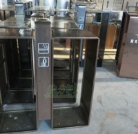 电镀玫瑰金果皮箱生产图