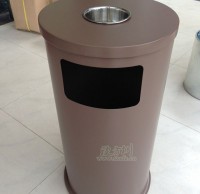 室内圆形钢制果皮箱