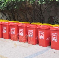 脚踏分类果皮箱