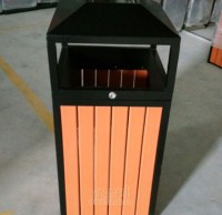 户外钢木果皮箱