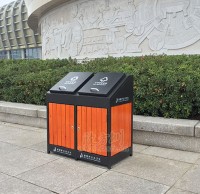 屋形钢木果皮箱