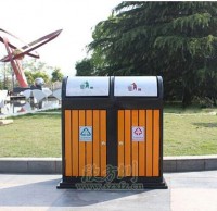 推盖钢木果皮箱