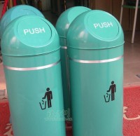 农行钢制果皮箱