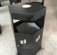 喷塑钢制果皮箱