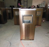 方形不锈钢果皮箱