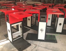 喷塑户外果皮箱生产图