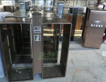 电镀玫瑰金果皮箱生产图