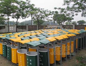 深圳玻璃钢果皮箱交付成都客户