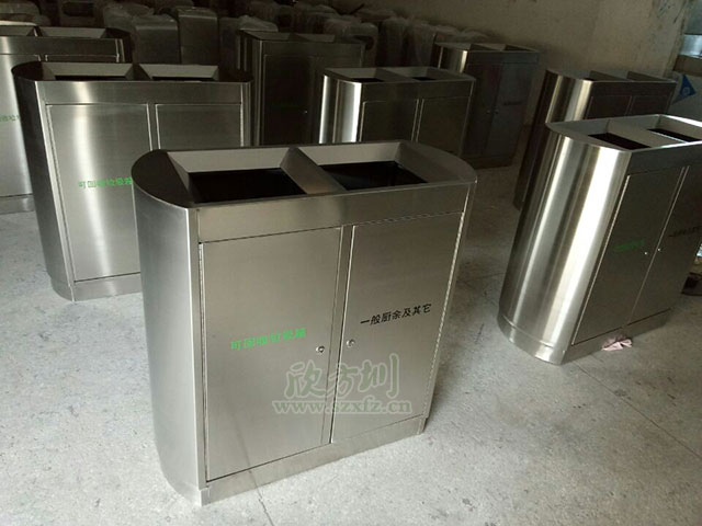 地铁不锈钢果皮箱