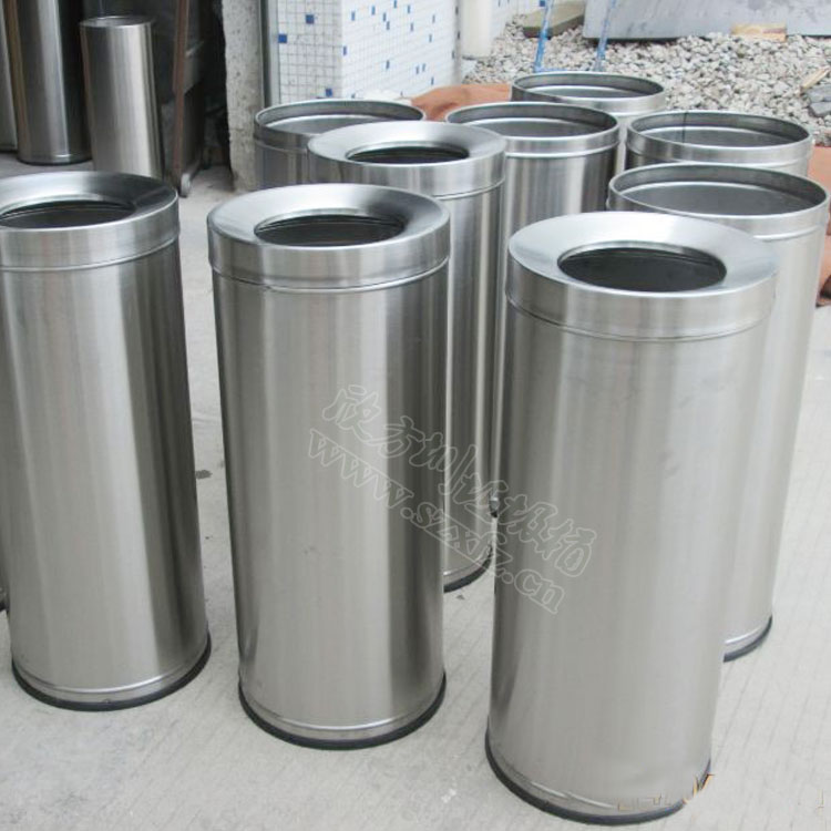 斜口不锈钢果皮箱