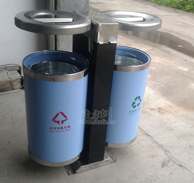 不锈钢户外果皮箱