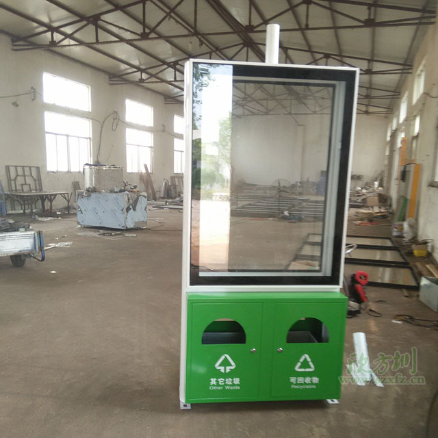 环保户外广告果皮箱