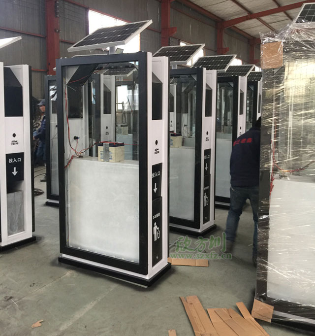 灯箱广告果皮箱