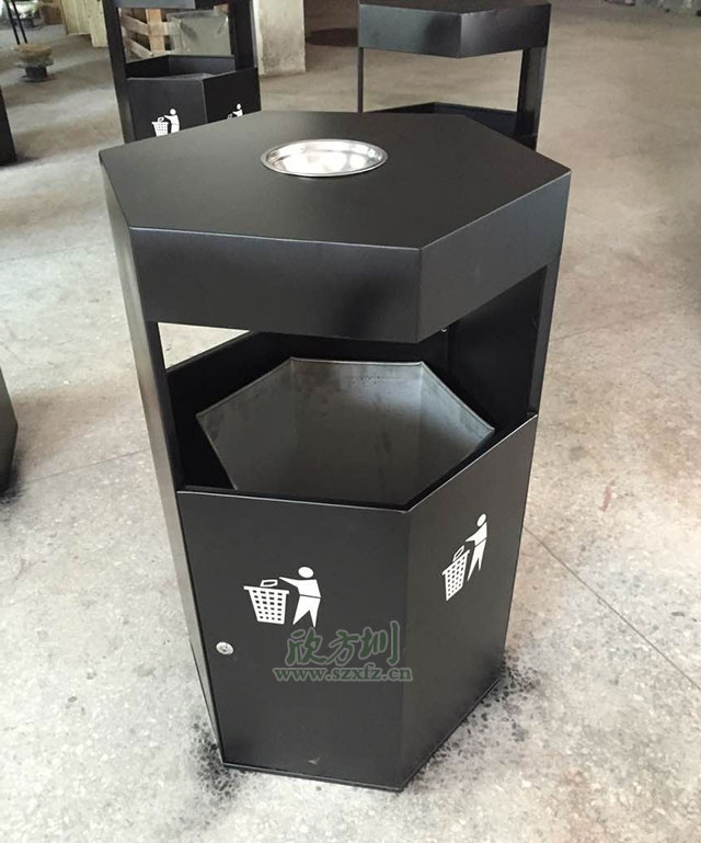 喷塑钢制果皮箱