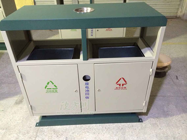 户外环保钢制果皮箱