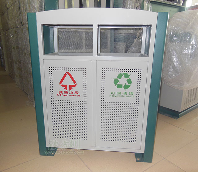 社区分类钢制果皮箱