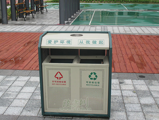 小区钢制果皮箱